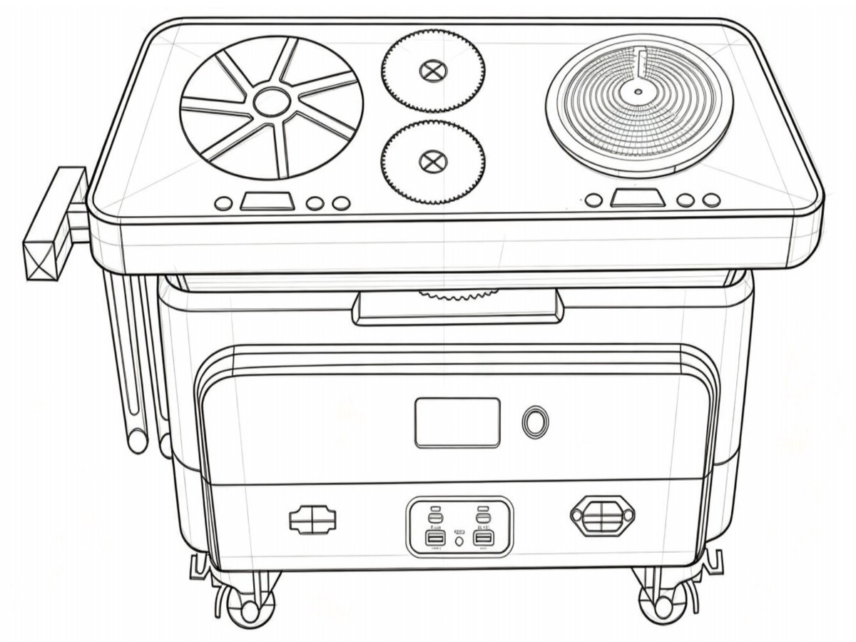 2.3KWH  Induction Cooker & Infrared Cooker