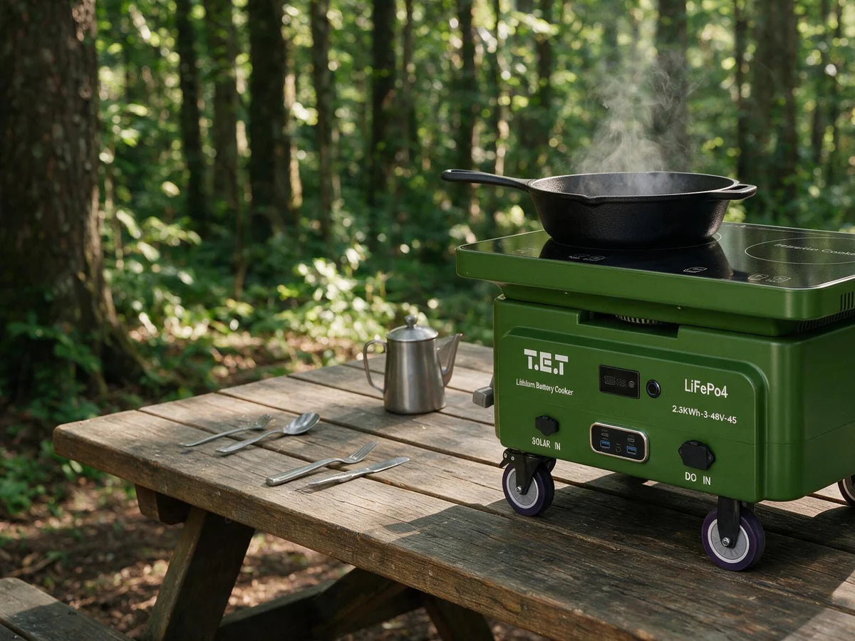T.E.T station at a campsite.